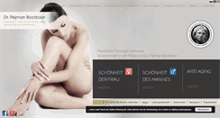Desktop Screenshot of dr-boorboor.de