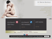 Tablet Screenshot of dr-boorboor.de